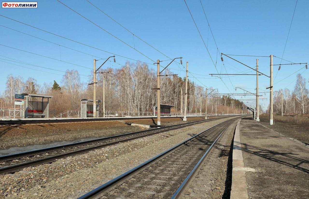Вид в сторону Черепаново со второй платформы