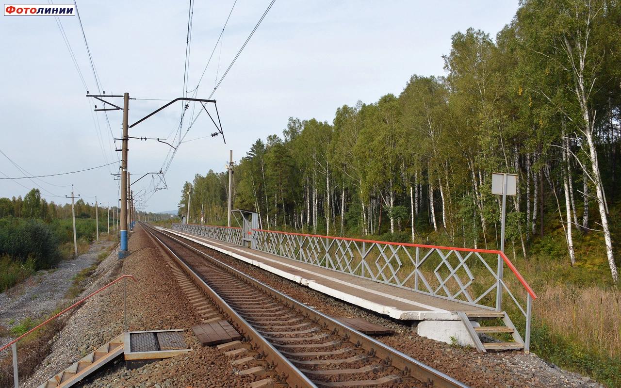 Вид в сторону Новокузнецка