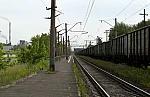 платформа 26 км: Вид с платформы в сторону ст. Новокузнецк
