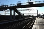 станция Почайна: Вид с первой платформы в сторону Борщаговки