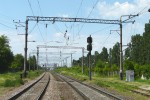станция Киев-Днепровский: Входной светофор Н со стороны ст. Дарница