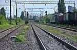 станция Киев-Днепровский: Вид в сторону Дарницы