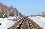 о.п. 26 км: Вид в сторону Барнаула