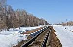 о.п. 26 км: Вид в сторону Барнаула