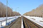 о.п. 28 км: Вид с платформы в сторону Барнаула