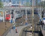 станция Киев-Пассажирский: Вид в сторону Киев-Волынского