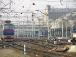 станция Киев-Пассажирский: Вид станции с территории локомотивного депо в сторону Киев-Волынского