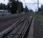 станция Дарница: Начало перегона Дарница - Пост 7 км