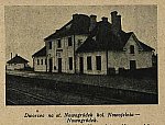 Пассажирское здание. Источник - Inżynier kolejowy, Nr. 7, 1930