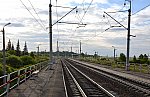 о.п. 2042 км: Вид с платформы в сторону Челябинска