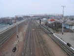 станция Васильков I: Вид в сторону Киева