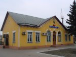 станция Васильков I: Пассажирское здание. Вид со стороны платформ