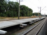 о.п. Тарасовка: Строительство новой платформы около четного пути