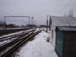 станция Васильков I: Вид на грузовые пути