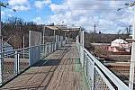 станция Мотовиловка: Пешеходный мост, деревянный пол