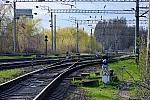 станция Киев-Волынский: Нечётная горловина, вид в сторону Борщаговки