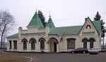 станция Буча: Вид пассажирского здания со стороны города