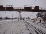 станция Бородянка: Вид в сторону Тетерева