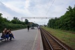 станция Борщаговка: Вид в сторону Святошино