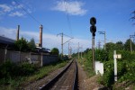 станция Борщаговка: Входной светофор ЧС со стороны Святошина на Почайну