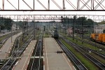 станция Коростень: Вид с моста в сторону Житомира, Шепетовки, Олевска, Коростеня-Подольского