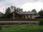 станция Тетерев: Старинный жилой дом железнодорожников в западной части станции