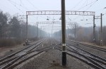 станция Клавдиево: Оборотный тупик, вид в сторону Тетерева
