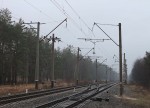 станция Клавдиево: Диспетчерский съезд, вид в сторону Коростеня