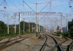 станция Немешаево: Нечётная горловина, вид в сторону Коростеня