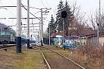 станция Немешаево: Маневровый светофор М7, примыкание подъездных путей