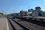 станция Немешаево: Турникетный павильон, вид в сторону Бучи