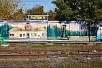 станция Немешаево: Граффити на заборе станции