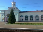станция Мироновка: Фасад вокзала