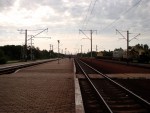 станция Подгорцы: Вид в сторону Мироновки