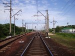 станция Подгорцы: Вид в сторону Киева