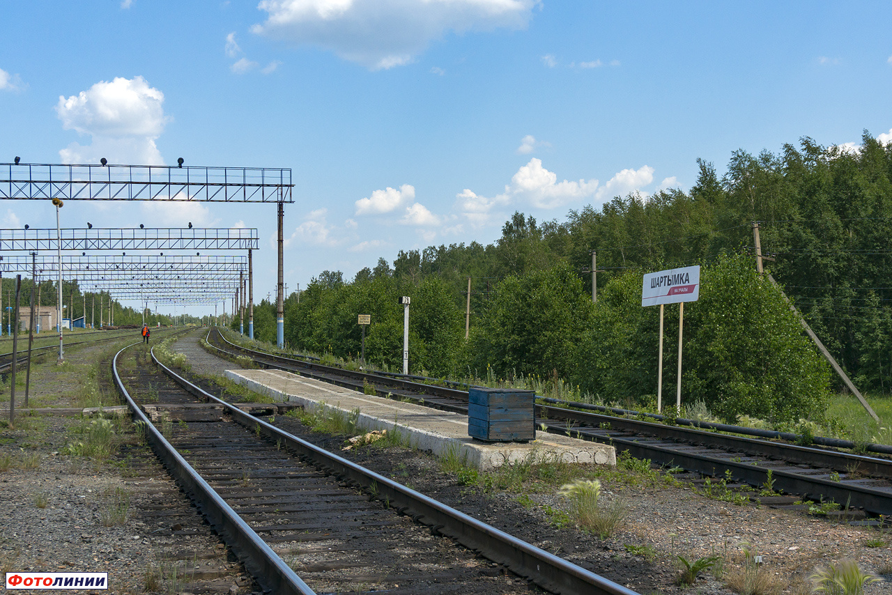 Вид в сторону ст. Курамино