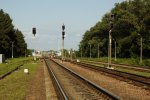 станция Речица: Входные светофоры в горловине в сторону Василевич