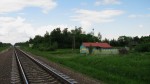 о.п. Лозки: Вид на остановочный пункт со стороны Голевиц