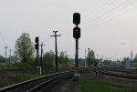 станция Калинковичи: Маршрутные светофоры НМГ1, НМЖ