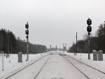 станция Прибор: Входные светофоры ЧД и Ч. Вид со стороны Щербовки