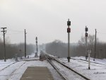 станция Сенозавод: Нечётные светофоры Н2, Н1, Н3. Вид в сторону Речицы