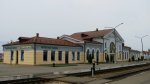 станция Калинковичи: Вокзал, вид с платформы
