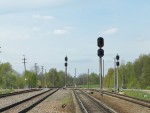 станция Якимовка: Выходные светофоры Н4, Н2, Н1, Н3