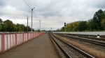 станция Речица: Вид с первой платформы в сторону Гомеля