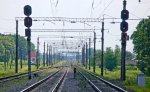 станция Казатин I: Входные светофоры с Махаринцев и Сестрёновки