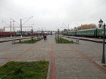 станция Казатин I: Вид платформ в сторону Винницы