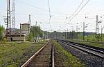 станция Шабуничи: Вид в сторону Перми. Маневровые светофоры М10, М12
