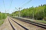 о.п. 48 км: Платформа на Чусовскую. Вид в сторону Чусовской
