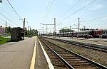станция Левшино: Вид в сторону Перми с первой платформы