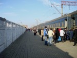 станция Винница: Первая платформа, вид в сторону Казатина